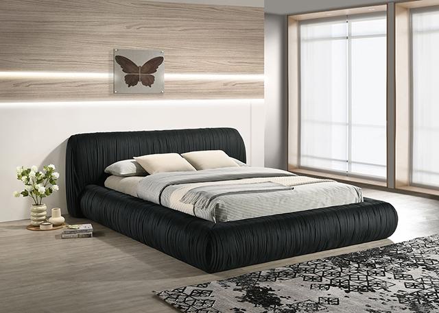 Palmdale Bed Black & Ivory - Jay's Mattress Plus (NY)