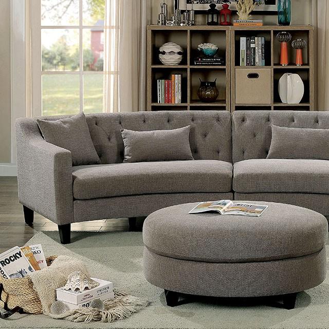 SARIN Warm Gray Sectional - Jay's Mattress Plus (NY)