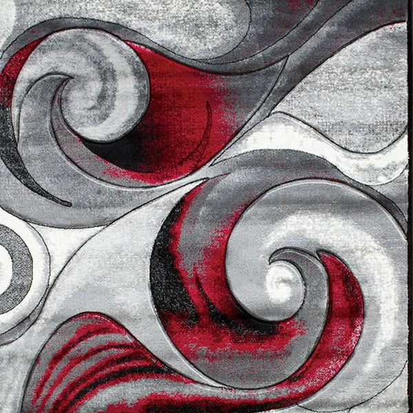 Niksar Red 5' X 7' Area Rug - Jay's Mattress Plus (NY)