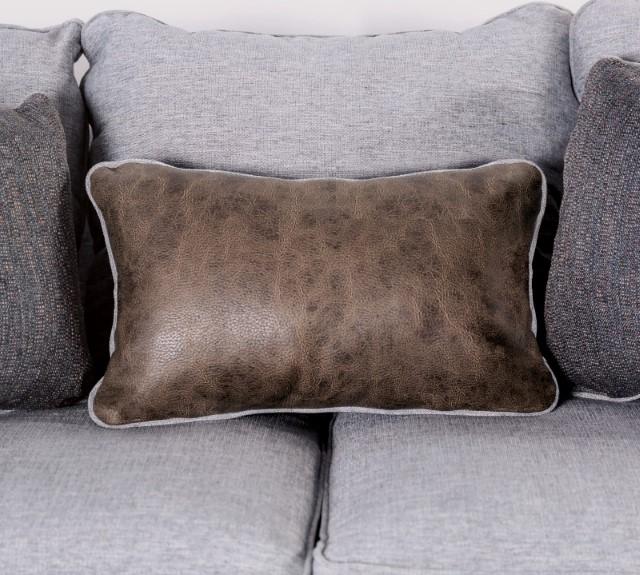 SKYLINE Sofa, Light Gray/Brown - Jay's Mattress Plus (NY)