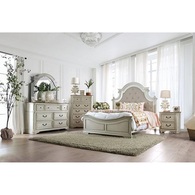 Pembroke Antique Whitewash Mirror - Jay's Mattress Plus (NY)