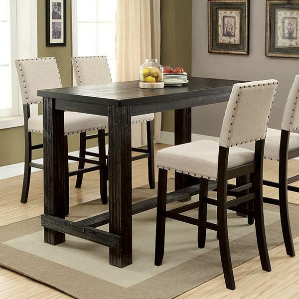 Sania II Antique Black Bar Table, Antique Black - Jay's Mattress Plus (NY)