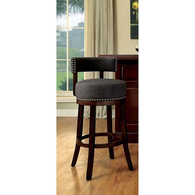 LYNSEY Dark Oak/Gray 29" Bar Stool - Jay's Mattress Plus (NY)
