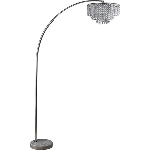 Julie Chrome 62"H Crystal Chrome Arch Lamp - Jay's Mattress Plus (NY)