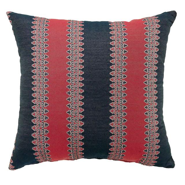 LARA 18" X 18" Pillow, Red & Blue (2/CTN) - Jay's Mattress Plus (NY)