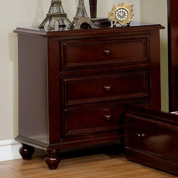 OLIVIA Night Stand, Dark Walnut - Jay's Mattress Plus (NY)