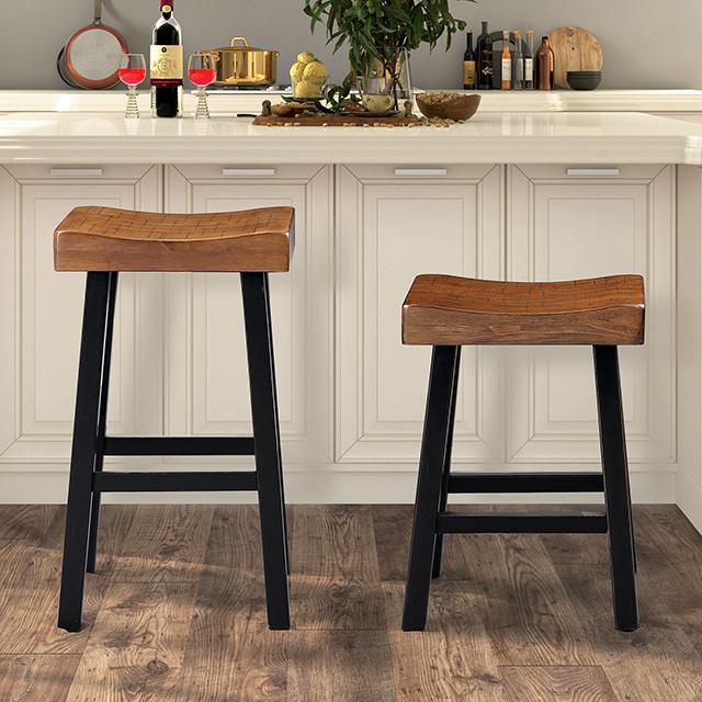 Biasca 29" Stool (2/CTN) White, Brown, & Black - Jay's Mattress Plus (NY)