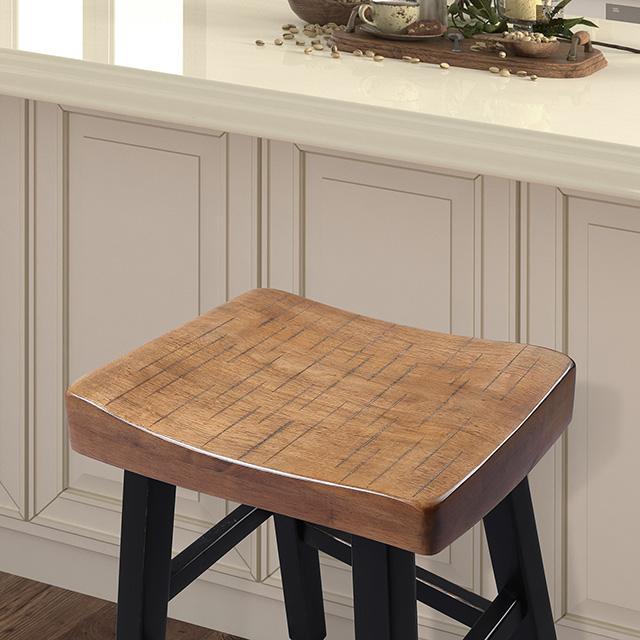 Biasca 29" Stool (2/CTN) White, Brown, & Black - Jay's Mattress Plus (NY)