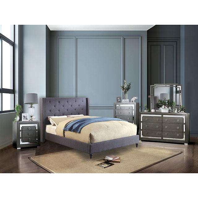 Anabelle Bed Blue & Gray - Jay's Mattress Plus (NY)