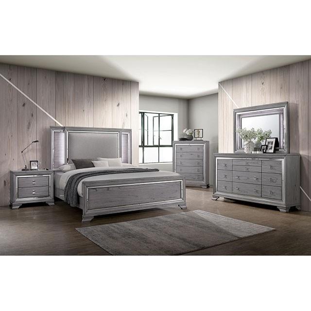 Alanis Light Gray Mirror - Jay's Mattress Plus (NY)