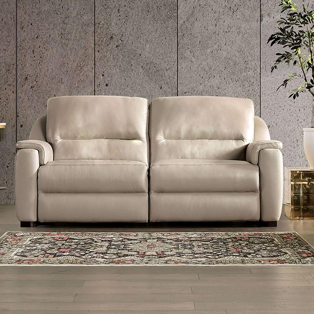 ALTAMURA Power Loveseat, Gray & Beige - Jay's Mattress Plus (NY)