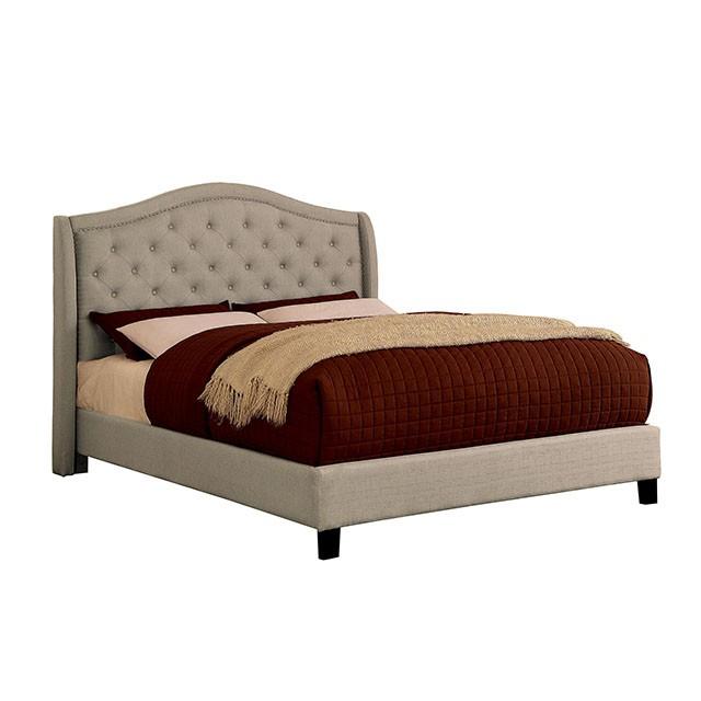 Carly Cal.King, E.King, Full, & Queen Bed Grey & Brown - Jay's Mattress Plus (NY)