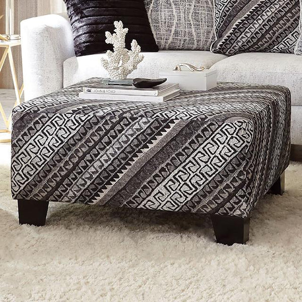EIMEAR Ottoman, Off-white/Black - Jay's Mattress Plus (NY)