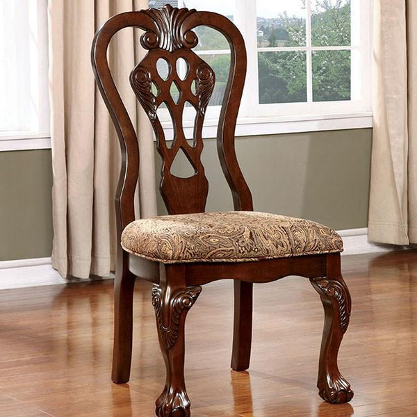 ELANA Brown Cherry Side Chair (2/CTN) - Jay's Mattress Plus (NY)