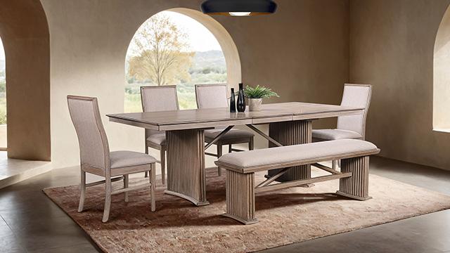 Ellesmere 6 Pc Dining Table Set - Jay's Mattress Plus (NY)