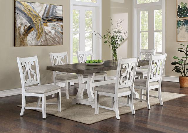 AULETTA Dining Table, Gray - Jay's Mattress Plus (NY)