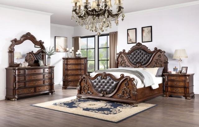 ESPARANZA Mirror, Brown Cherry - Jay's Mattress Plus (NY)