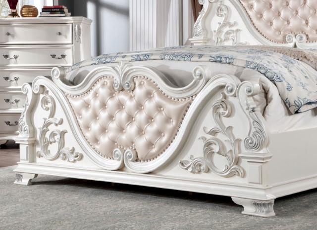 ESPARANZA Cal.King Bed, Brown Cherry - Jay's Mattress Plus (NY)