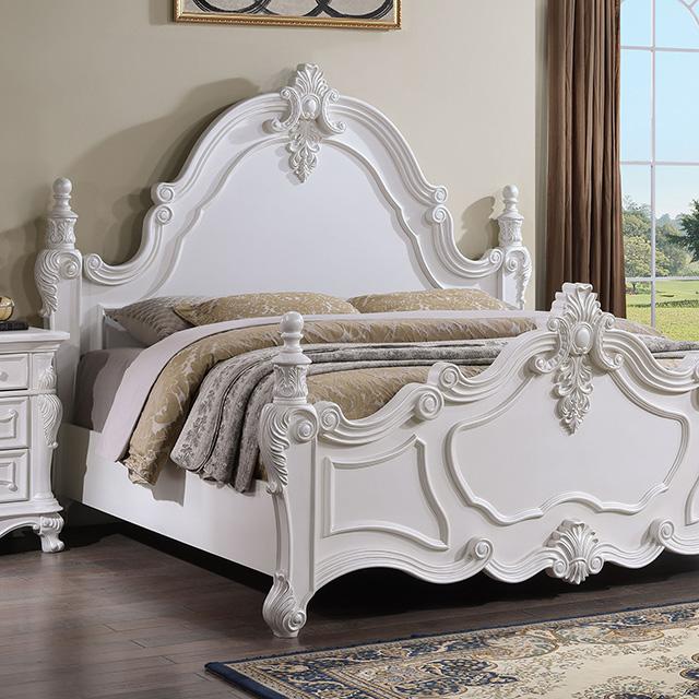 Francione Bed Chrome & Cherry - Jay's Mattress Plus (NY)