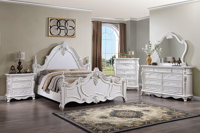 Francione Bed Chrome & Cherry - Jay's Mattress Plus (NY)