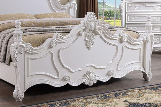Francione Bed Chrome & Cherry - Jay's Mattress Plus (NY)