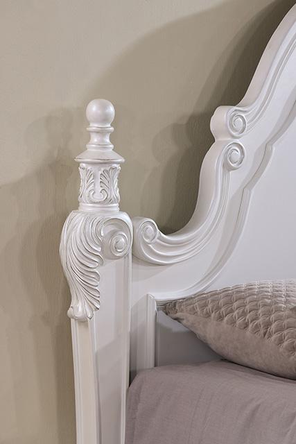 Francione Bed Chrome & Cherry - Jay's Mattress Plus (NY)