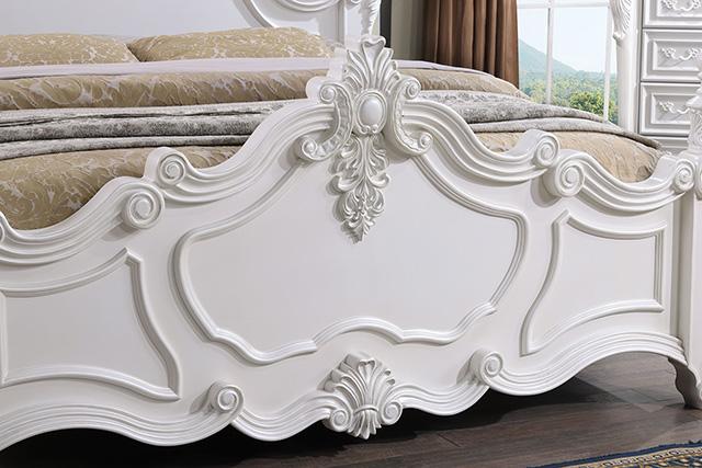 Francione Bed Chrome & Cherry - Jay's Mattress Plus (NY)
