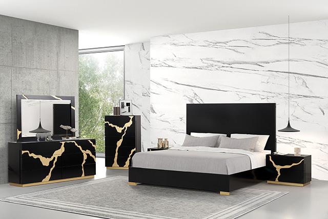 Goldsberg E.King & Queen Bed Grey & Pink - Jay's Mattress Plus (NY)