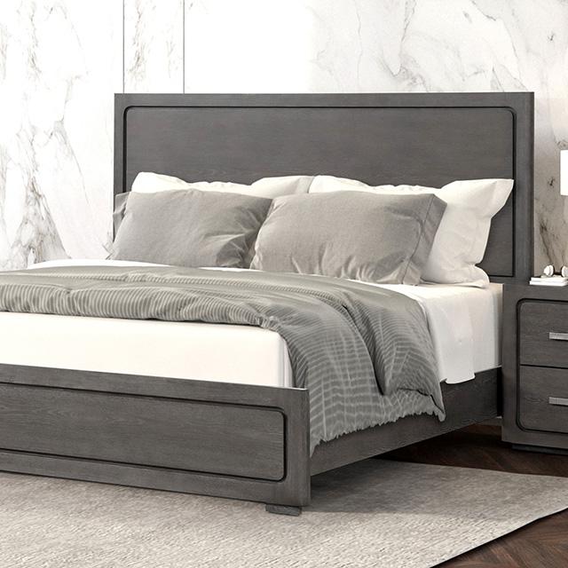 Crowthorne E.King & Queen Bed Grey & White - Jay's Mattress Plus (NY)