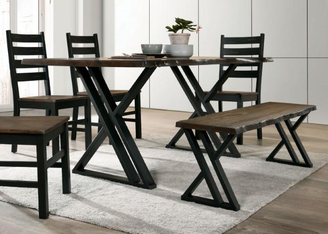 Barbary Dining Table Set with Bench - Jay's Mattress Plus (NY)