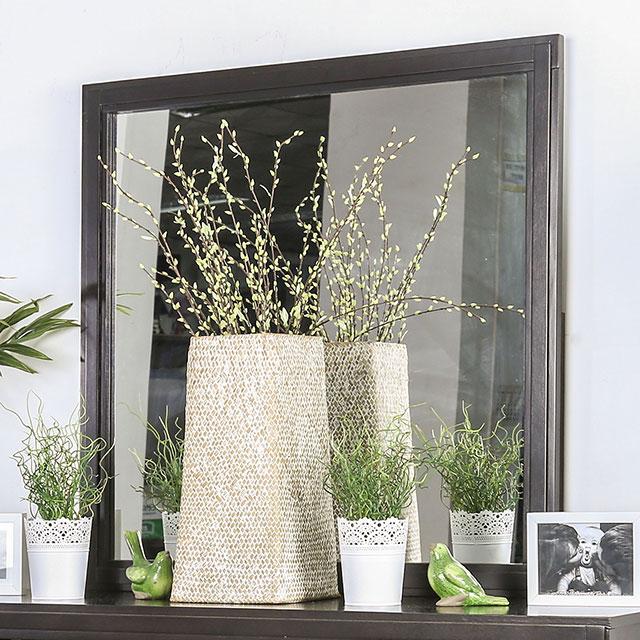 Berenice Espresso Mirror - Jay's Mattress Plus (NY)