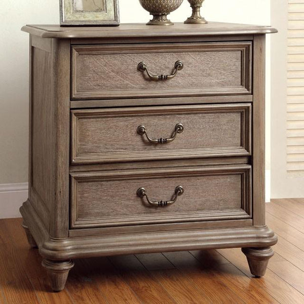 BELGRADE I Rustic Natural Tone Night Stand - Jay's Mattress Plus (NY)