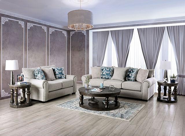 LAREDO Sofa, Beige - Jay's Mattress Plus (NY)
