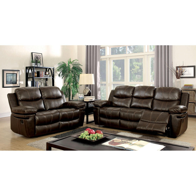 Listowel Brown Love Seat - Jay's Mattress Plus (NY)