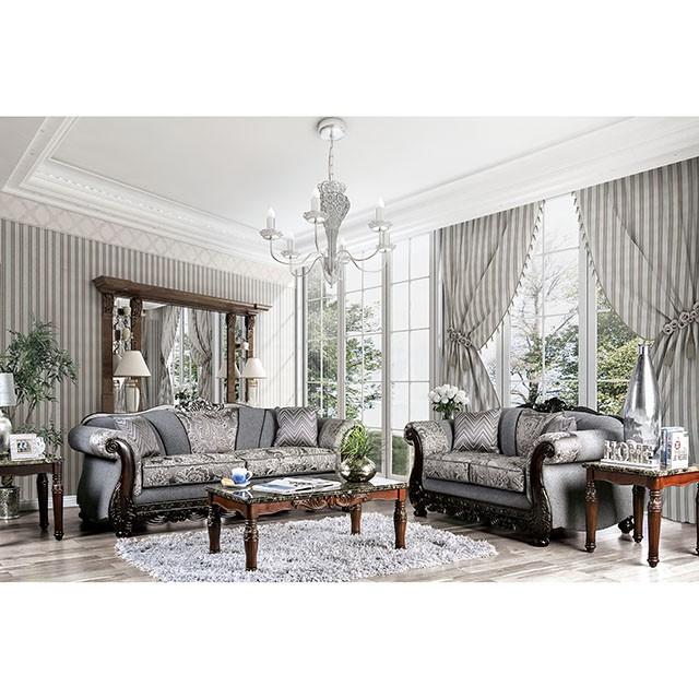Newdale Gray Love Seat - Jay's Mattress Plus (NY)