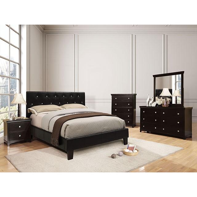 Velen Black Cal.King, E.King, Full, & Twin Bed Black & White - Jay's Mattress Plus (NY)