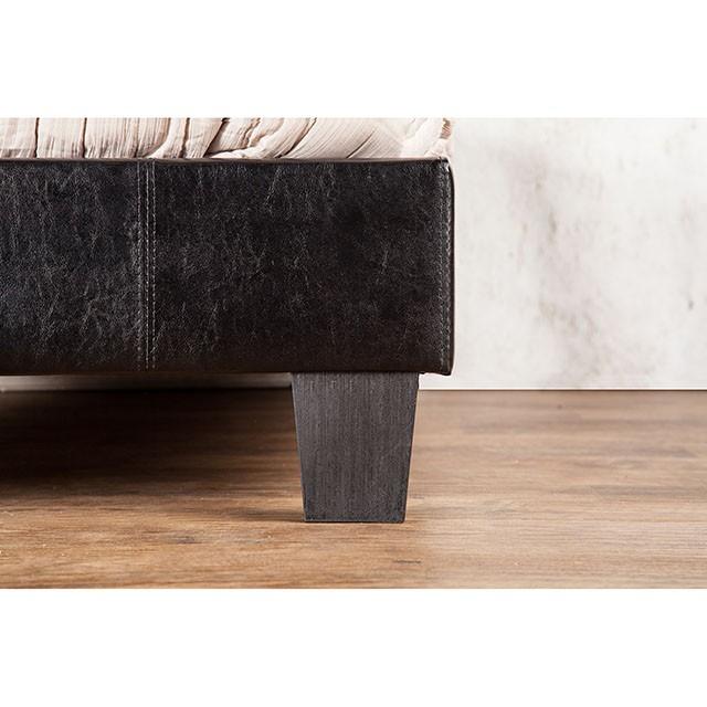 Velen Black Cal.King, E.King, Full, & Twin Bed Black & White - Jay's Mattress Plus (NY)