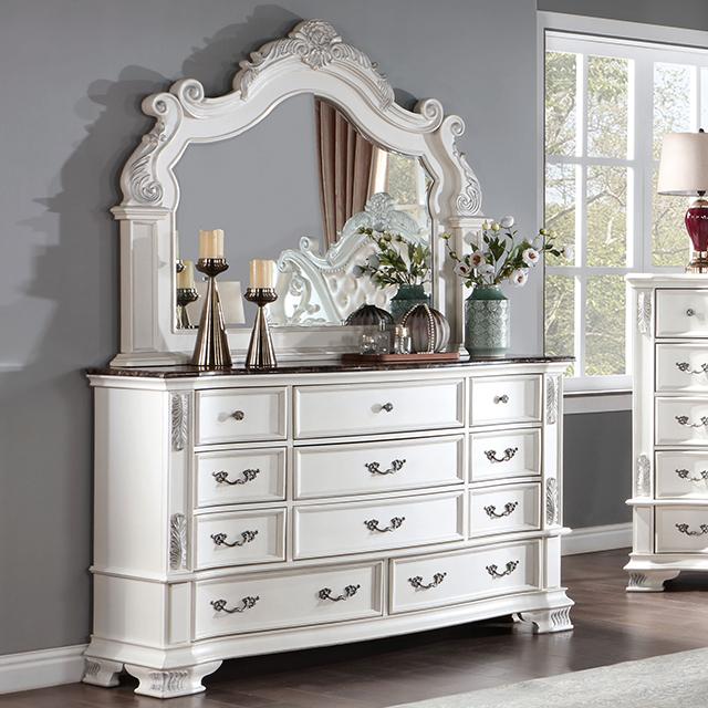 ESPARANZA Dresser, Pearl White - Jay's Mattress Plus (NY)