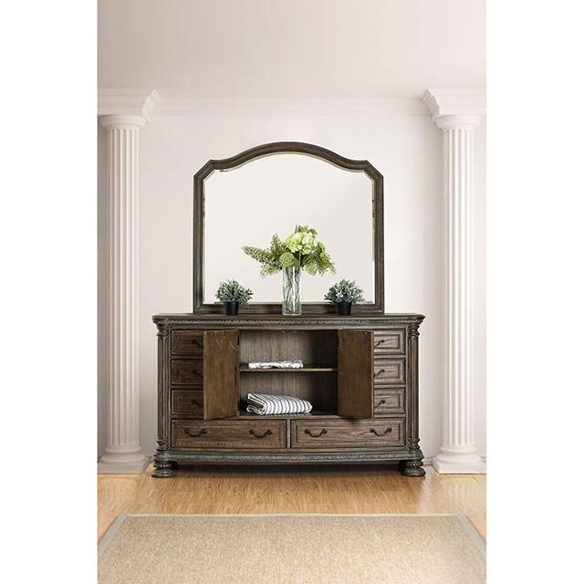 Persephone Rustic Natural Tone Mirror - Jay's Mattress Plus (NY)