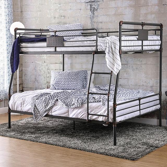 Olga I Antique Black Full/Full Bunk Bed - Jay's Mattress Plus (NY)