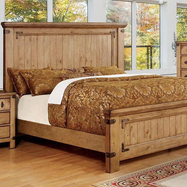 PIONEER Weathered Elm Cal.King, E.KIng, & Queen Bed - Jay's Mattress Plus (NY)