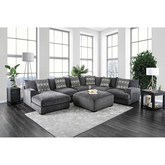 Kaylee Gray U-Shaped Sectional - Jay's Mattress Plus (NY)