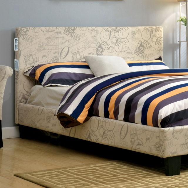 Evans E.King & Cal.King Bed Espressso, White, & Camel - Jay's Mattress Plus (NY)