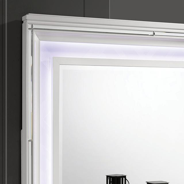Emmeline Bed Silver & White - Jay's Mattress Plus (NY)