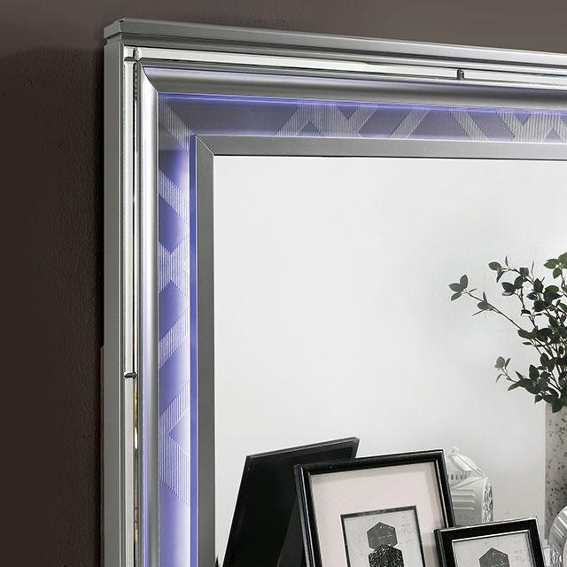 Emmeline Bed Silver & White - Jay's Mattress Plus (NY)