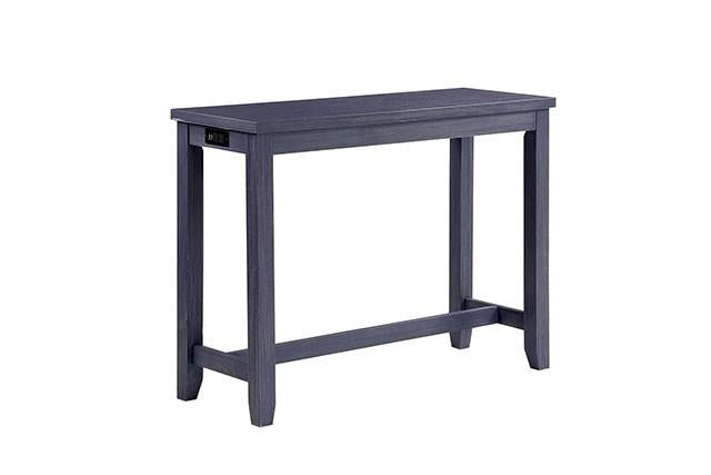 Caerleon 3 & 4 Piece Counter Ht. Set Gray & Blue - Jay's Mattress Plus (NY)
