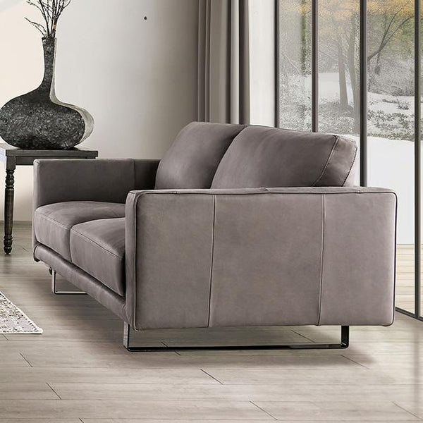Mezzanotte Loveseat Gray - Jay's Mattress Plus (NY)