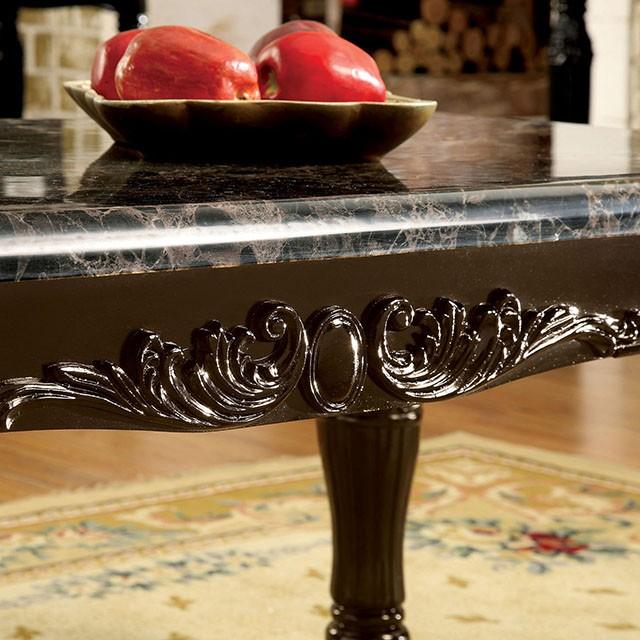 Brampton Espresso/Black Faux Sofa Table - Jay's Mattress Plus (NY)