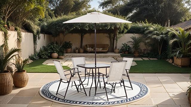Fallone 7 Pc. Outdoor Dining Set - Jay's Mattress Plus (NY)