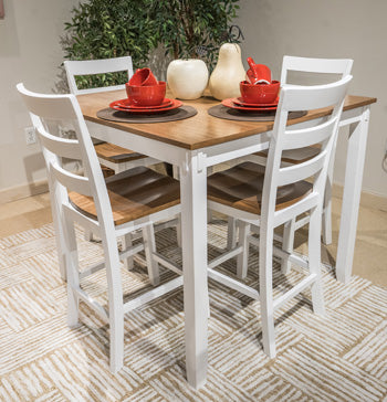 Gesthaven Counter Height Dining Table and 4 Barstools (Set of 5) - Jay's Mattress Plus (NY)
